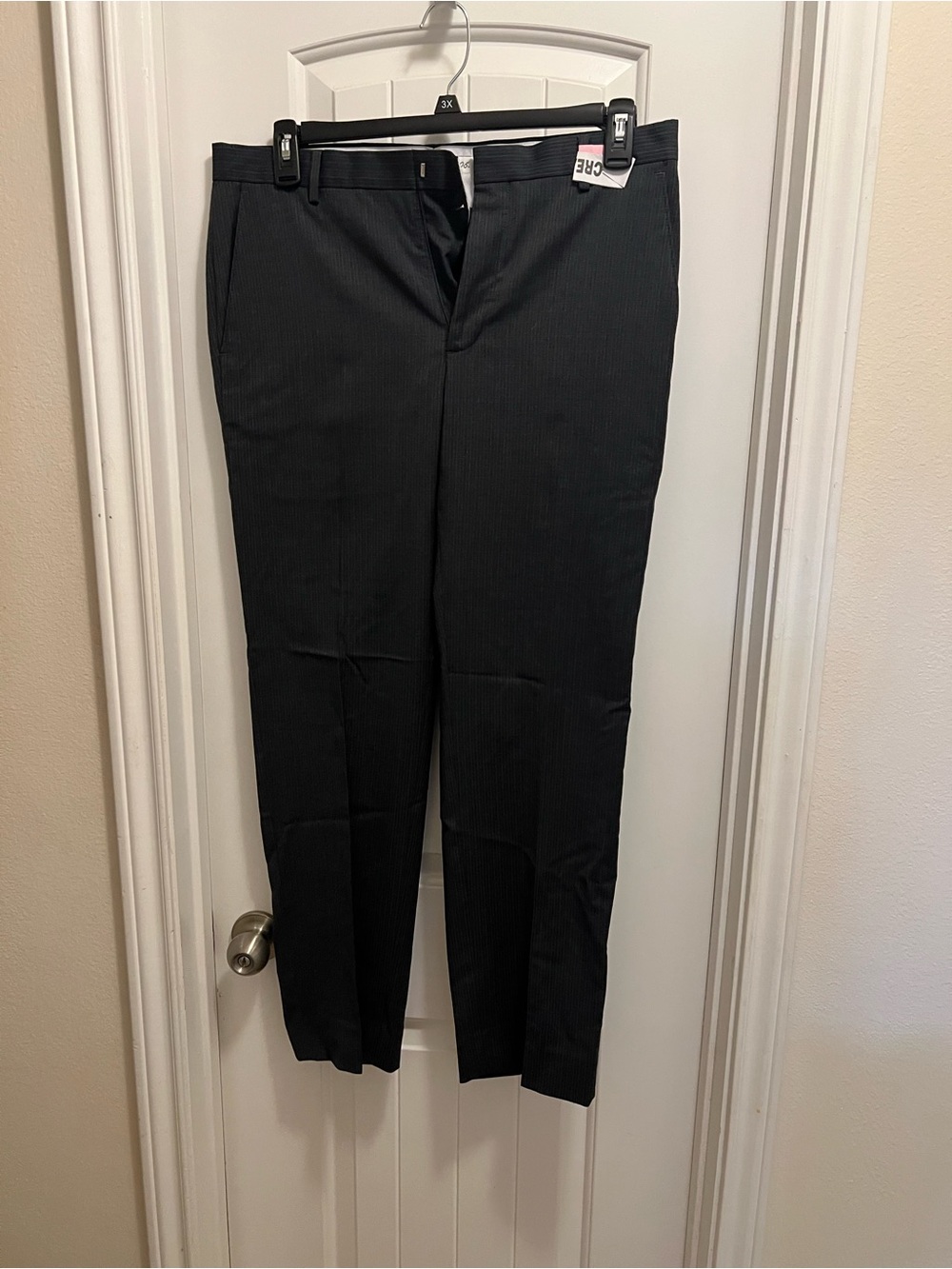 Jos. A. Bank Black Pinstripe Dress Trousers